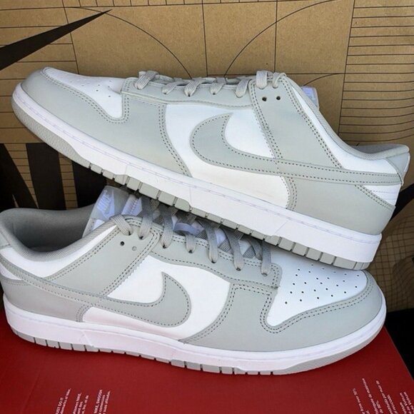 NEW Nike Dunk Low Retro Mens White/Grey Fog DD1391-103 Men Size 11 main image 4
